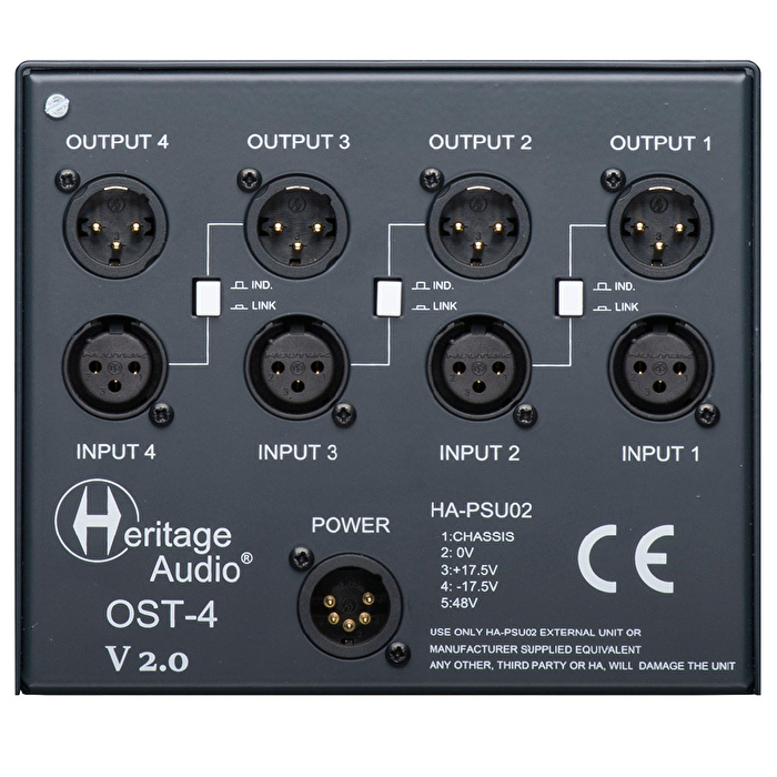 HERITAGE AUDIO OST4 v2.0 4 Yuvalı 500 Serisi Şasi